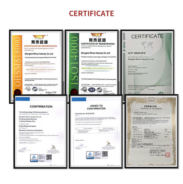 Китай Shanghai Rimax Industry Co.,Ltd Сертификаты